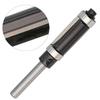 2pcs Flush Trim Top & Bottom Bearing Router Bit - 1/4" Shank - Woodworking Tool Tenon Cutter for Woodworking Tools Herramientas