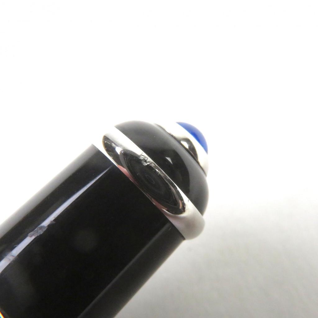 Great Cartier Ballpoint pen Diaboro de Cartier Logo engraved, blue gemstone Used