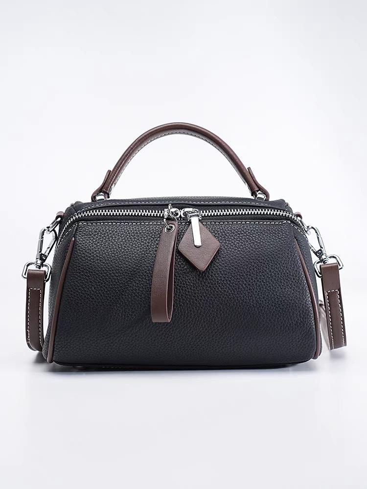Small bag new women's fashion versatile mobile phone bag handbag Boston genuine leather women's bag messenger bag