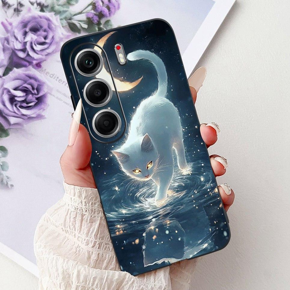 Cool Dragon Lion Tiger Cartoon Pattern Casing For Tecno Camon 40 Pro 5G CM7 Case Camon40 40Pro 5G 6.78" Soft Silicone Back Cover