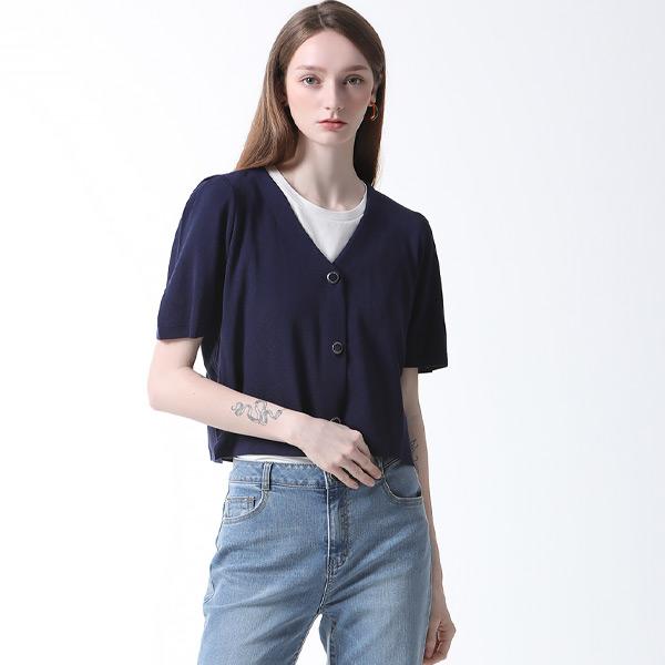 She S miSS  Volume Shoulder Short Sleeve Cardigan  Price  198 000 Won