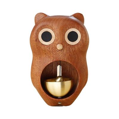 Türgong Glocke Holz Türsensor Gong Dekorative Hausglocke Eule Türklingel Ornament Für Außen Garage Klassenzimmer Hotel Briefkasten