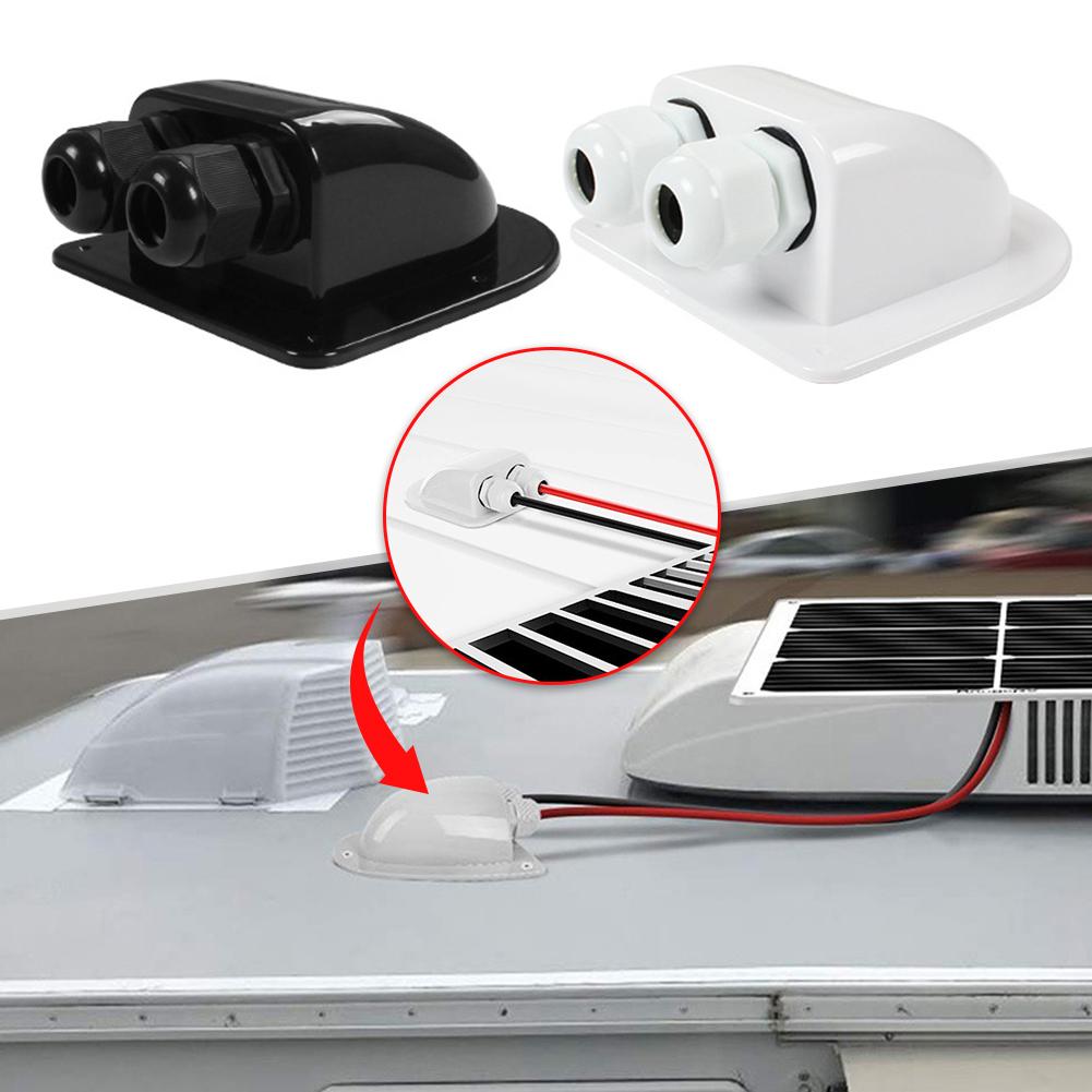 Camper Accessories Caravan Solar Car Junction Box Roof Wire Entry Solar Cable Motorhome Junction Box RV Caravan Accessories