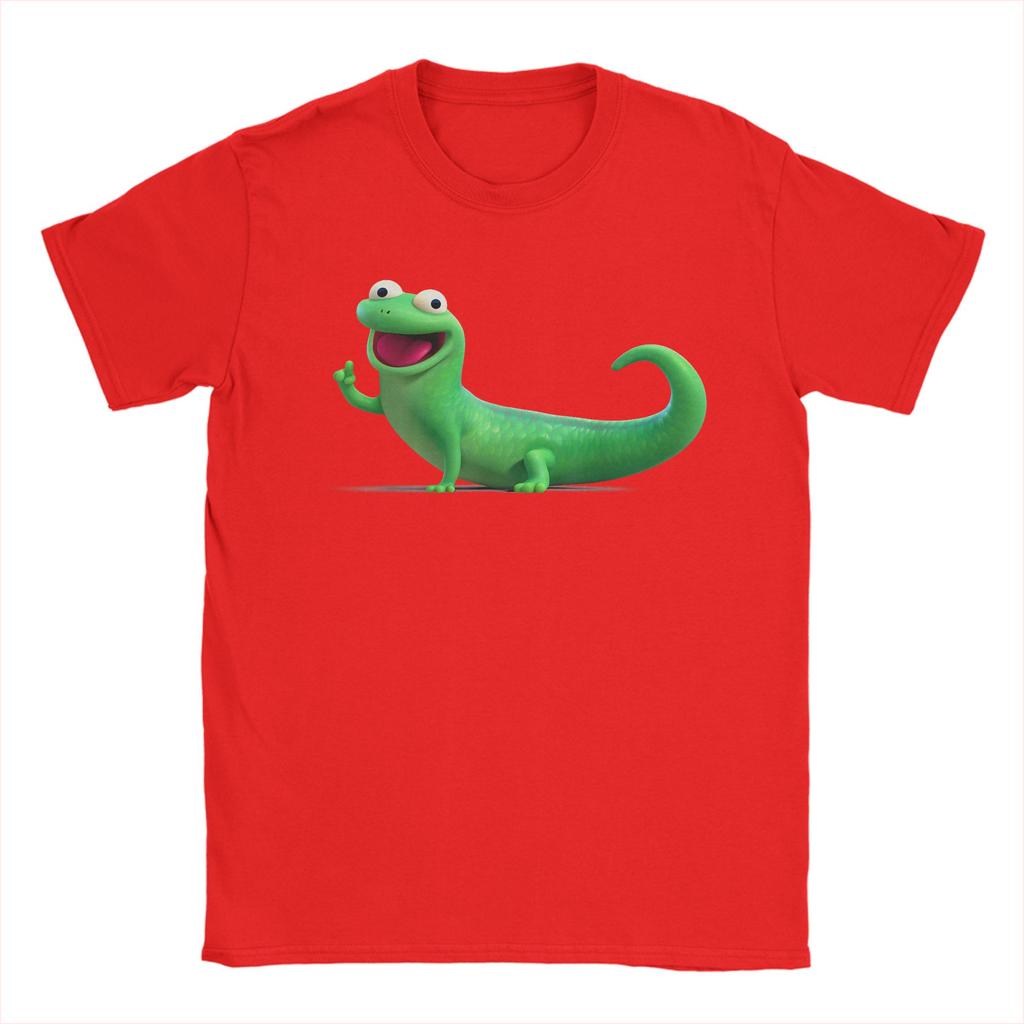 Lizard Smiling T Shirt Summer 100 Cotton Tshirts For Male Fashion Design Tshirt Shortsleeved Vintage Top Tees