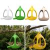 Bird Feeder Food Container Weatherproof Lawn Yard Ornament Compact Patio Outdoor Drainage