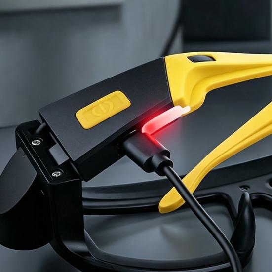 Multifunctional Eyeglass Light, XTE USB Rechargeable LED Head Lamp for Outdoor, 5 Lighting Modes Hands Free Work Light for Night Fishing