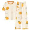 2025 Pajamas Women With Chest Pads, Short Sleeves, Trousers, Thin Two-Piece Set, Casual Korean Version Loose Set