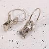 10Pcs Toothed Curtain Clips Metal Flexible Curtain Hanging Ring Heavy Duty Non-Slip Curtain Hook for Curtains and Laundry