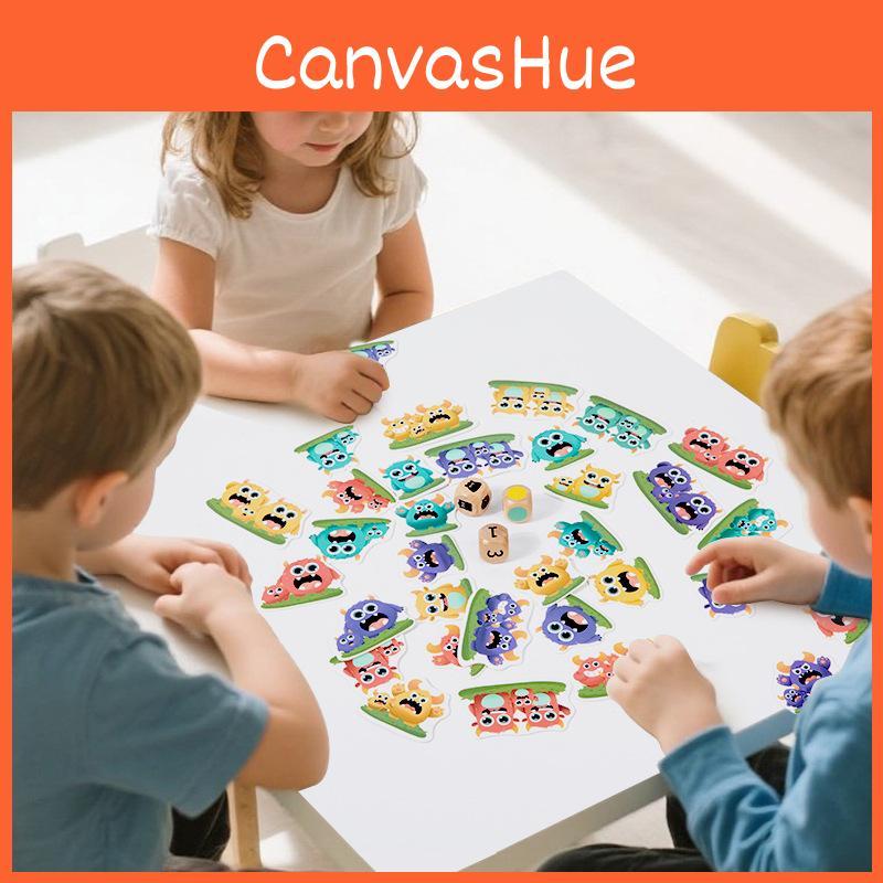 Pub Monster Wooden Puzzle Game Set Card Components For Kids Learning Fun Family