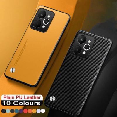 Custodia per Realme 15 Pro Cover in Fibra di Carbonio PU Pelle per Realme 15 15Pro Custodie Semplici Opache Anti-urto Bumper