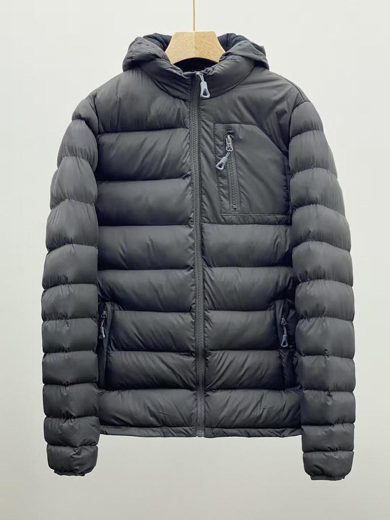 High-Quality Men's & Women's Ribbed Hooded Cotton Jacket for Outdoor Sports & Travel