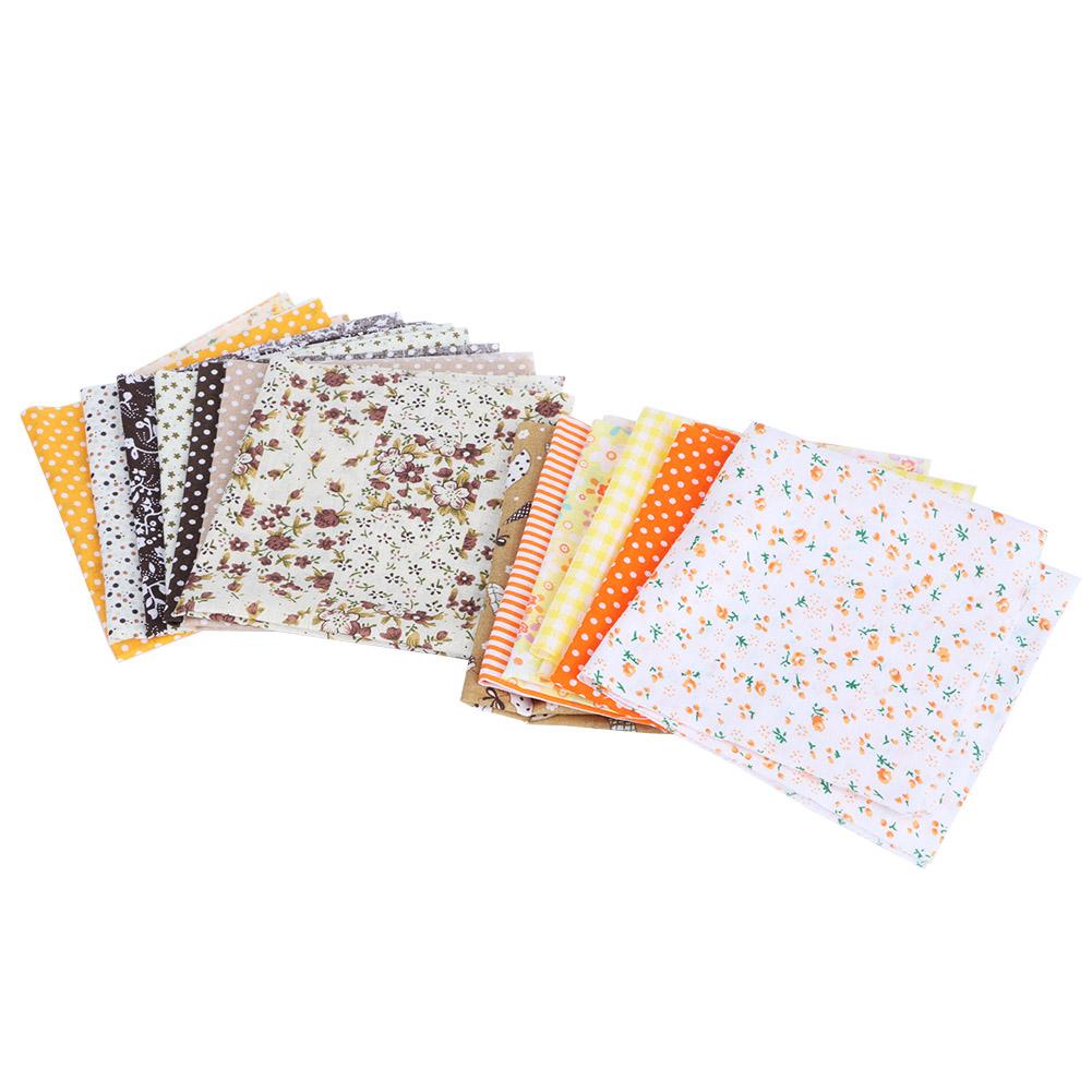 25x25cm 14Pcs Schöne Einzigartige Baumwolle Tuch Gedruckt DIY Nähen Baumwolle Stoff Material