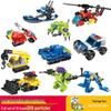 Lele Brothers Educational Aircraft Carrier Building Blocks for Kids