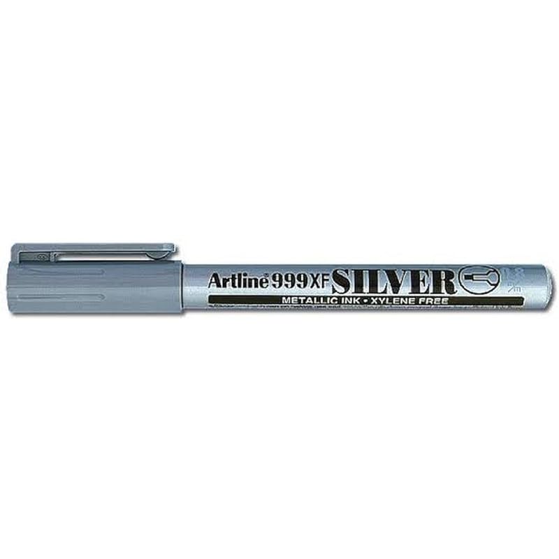 Artline Ek-999Xf Metallic Ink Marker - Silver 11