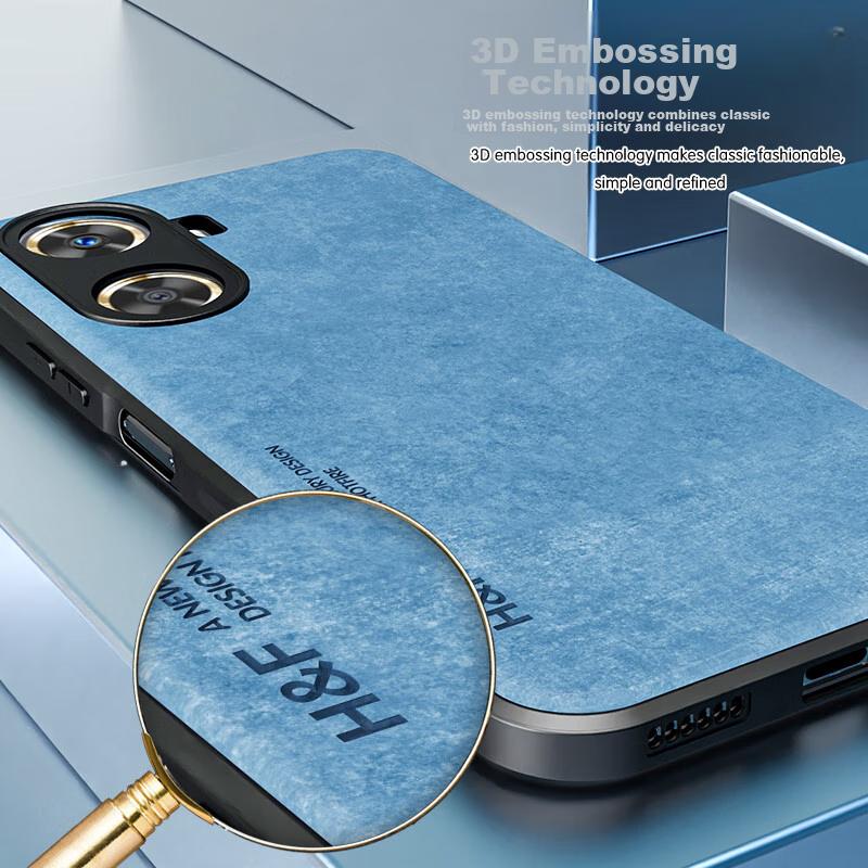 Phone Case for Huawei Enjoy 60X, for Huawei Enjoy 60X, Upgraded Skin-Like Matte Lens Full Protection Silicone Case - Midnight Black
