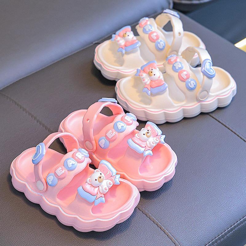 New Children EVA Cute children's two-way sandals, summer soft-soled non-slip sandals for girls and toddlers