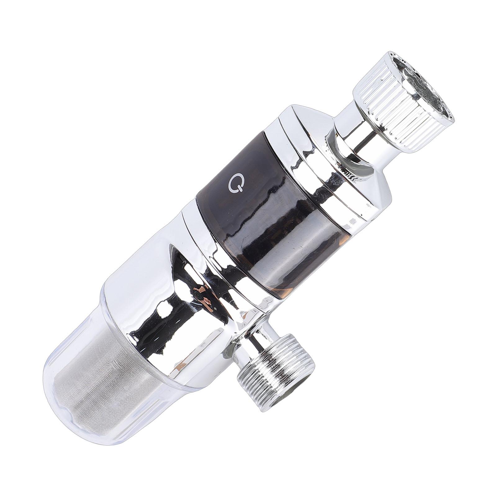 

Stainless Steel Water Filter with LED Digital Temperature Display Remove Rusting Impurities G1 2 Universal Standard
