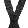 1pc Heavy Duty Work Suspenders for Men 3.8cm Wide X-Back 4 Plastic Gripper Clasps Adjustable Elastic Trouser Pants Braces Strap Belt