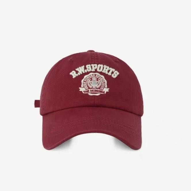 

Embroidered Big Headed Baseball Cap A Fashionable and Versatile Soft Top Baseball Cap for Both Men and Women In Spring and Summer (54-60cm)