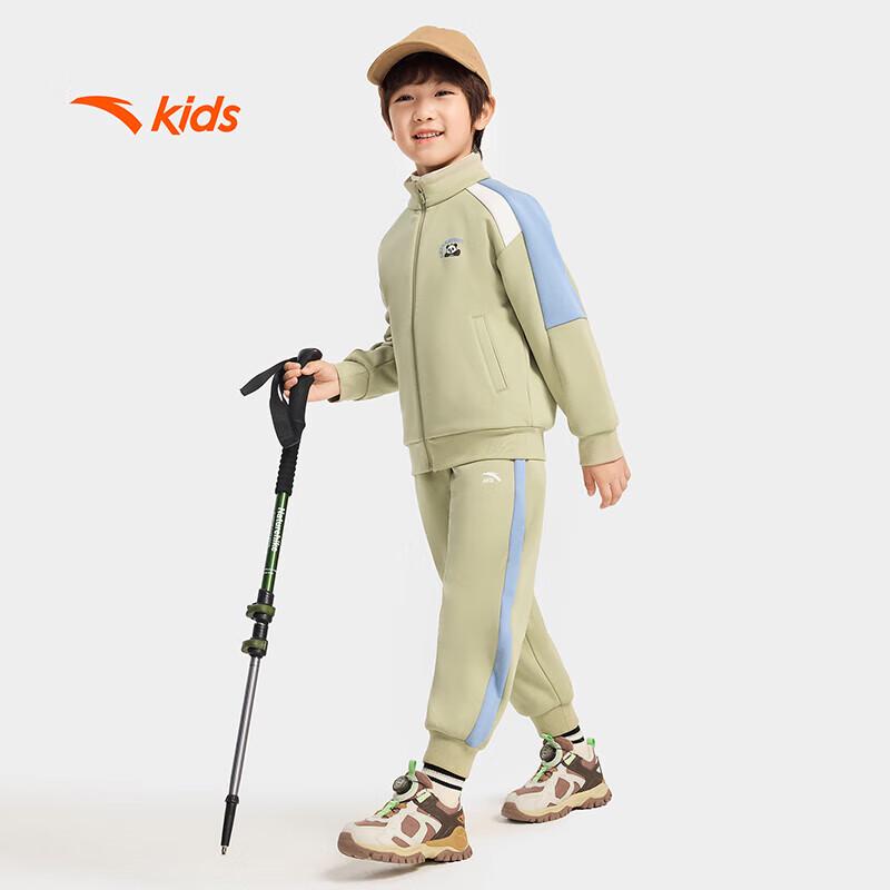 Anta Kids  Fleece-Lined Sports Tracksuit 140