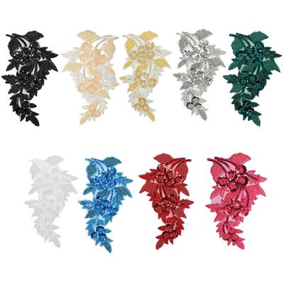 1PC Mesh DIY Embroidery Flower Performance Costume Multiple Options Available