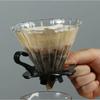 10-100 PCS Coffee Filter Paper V-Shaped Wood Pulp Cone Filter Pour Over 2-4 Cups Natural Drip Coffee Paper Filters Accessories