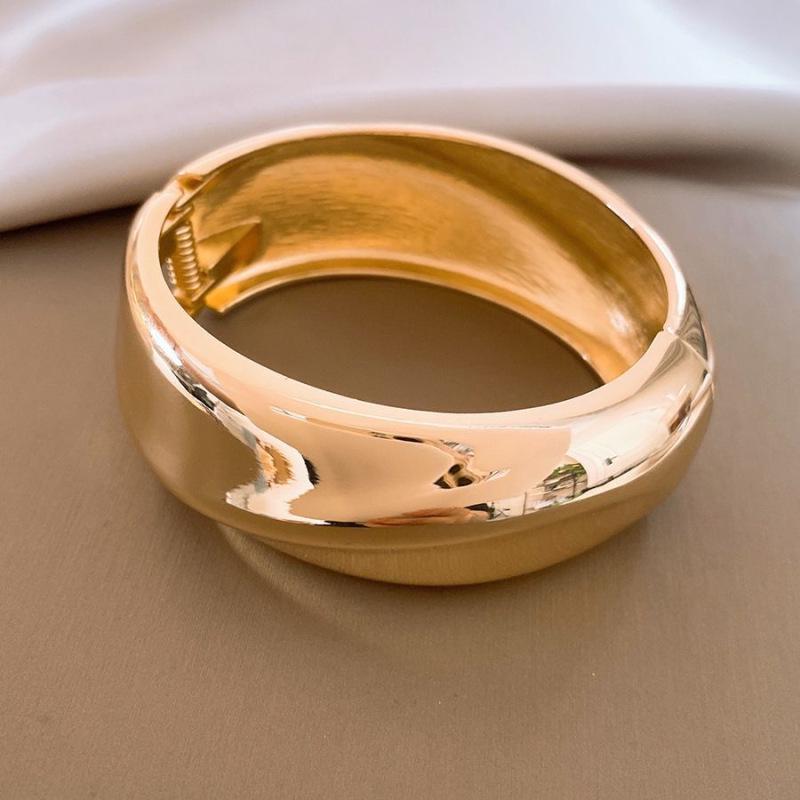 Vergoldetes Geometrisches Armreif - Minimalistisches Leichter Luxus Armband für Damen