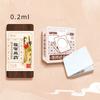 Mini Portable Watercolor Pigment 8 Colors 0.2ml Solid Packaging Wooden Box Set Diary Travel Painting Portable Art  Watercolor