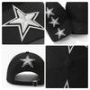 New Trendy Brand Baseball Cap Niche Heavy Industry Star Three-dimensional Embroidery Dark Personality Versatile Female Cap