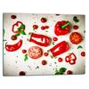 GLASS PLATE CUTTING BOARD 52x40 PEPPER
