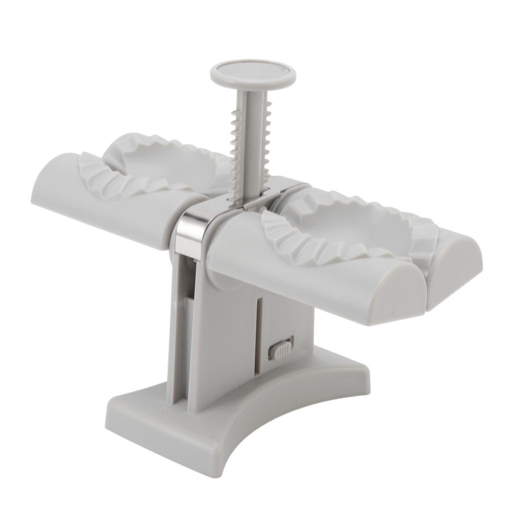 Dumpling Mold Machine Automatic ABS and Stainless Steel Double Head Dumpling Maker for Home Kitchen