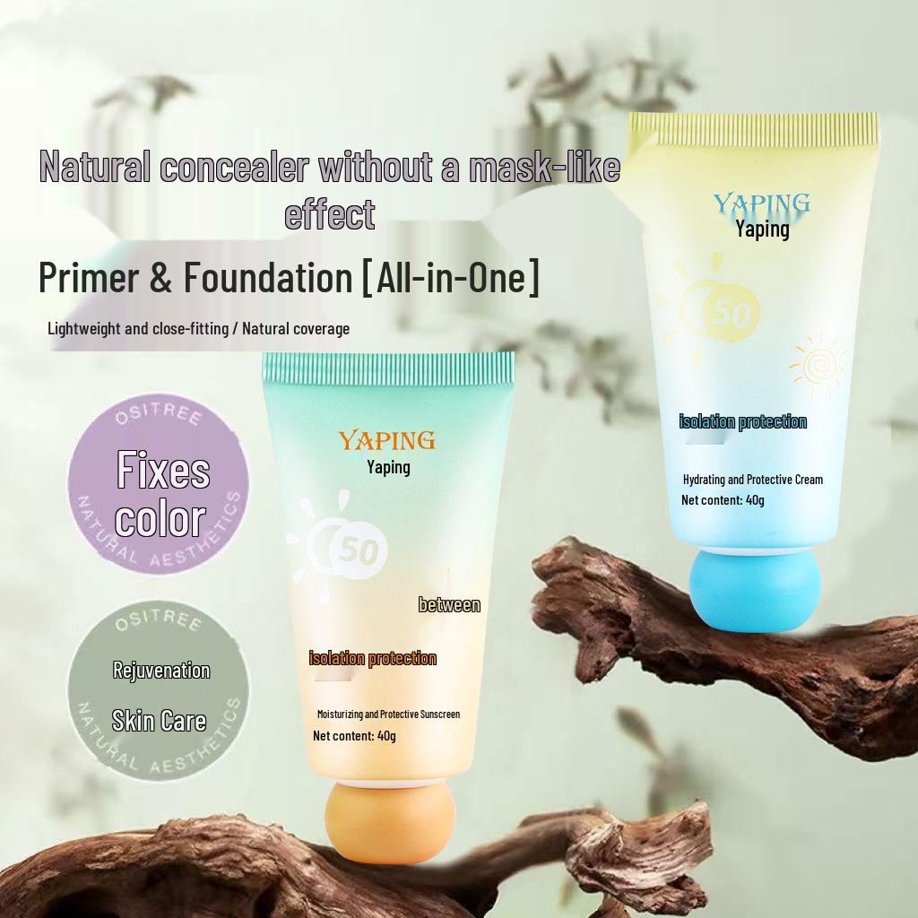 Elegant Waterproof & Sweatproof Screen Clear Concealing Cream – Refreshing, Non-Sticky, Natural Finish, Protective Formula Orange