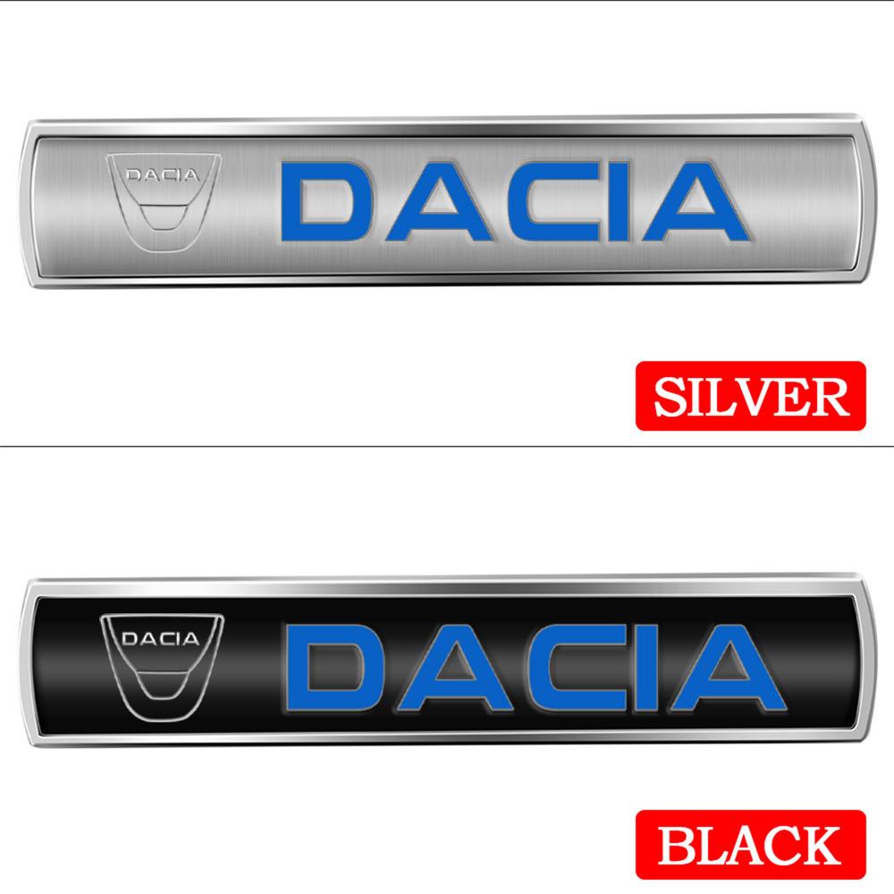 3D Car Metal Emblem Car Body Side Window Badge Sticker For Dacia Duster Logan 3 Mcv Sandero MK2 Stepway Lodgy Jogger Spring
