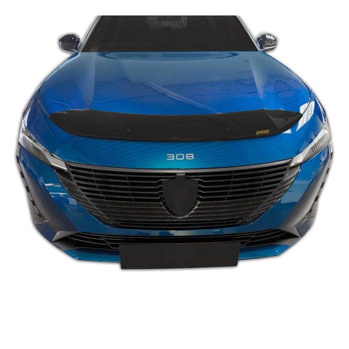 SCOUTT | Bra Capot Déflecteur Protection Pour Peugeot 308 Depuis 2021, Aérodynamique, Assemblage Facile, Aucun perçage requis