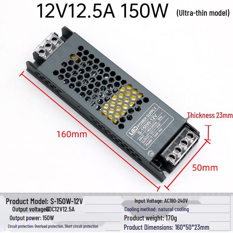 LED-Streifenlicht 12V Netzteil