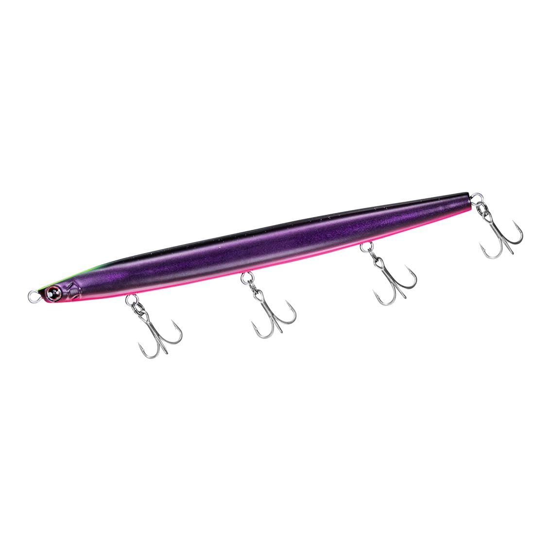 Daiwa Morethan Switch Hitter Slim 120S Голова Чарт Черно-Розовый Воблер,