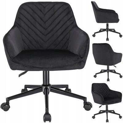 Napoli Armchair, Black, On A Black Base