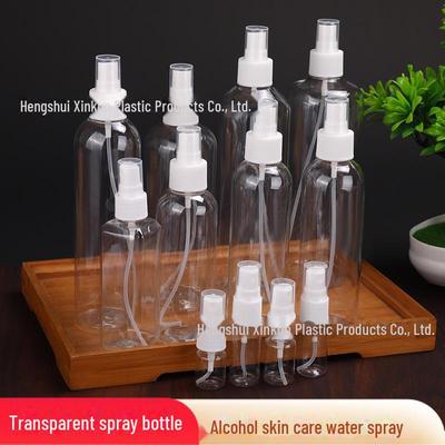Flacon spray transparent din plastic PET - 30, 50, 100 ml pentru cosmetice, parfum și alcool.