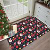 Christmas Rug Red Snowflake Area Rugs Washable for Kids Girls Women Floral Snowflake Carpet for Living Room Bedroom Nursery