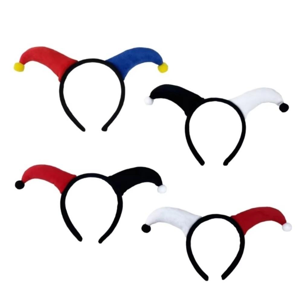 Colorful Style Cosplay Hairbands Plush Funny Headwear Novelty Clown Headband Costume Party