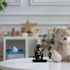 Escultura Clássica de Pescador em Ferro Fundido Ornamento Elegante de Mesa Presente Único Para Pescador Decoração de Casa Jardim