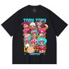 230 Gsm 100% Cotton One Piece V44 Chopper Chibis Print Unisex Heavy Cotton T Shirt