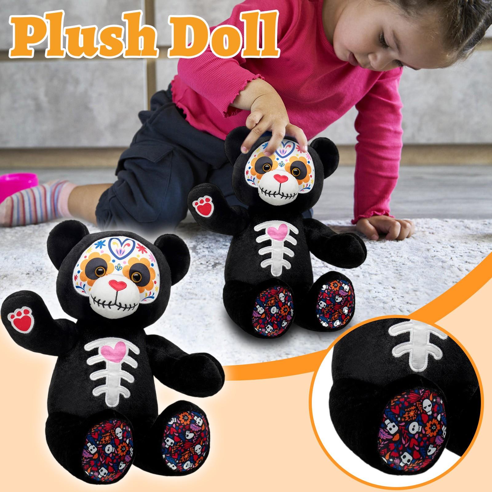 

Plush Toy, Holiday Gift, Cute Snowman Doll One Size чёрный