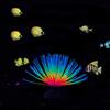 Fake Sea Urchin Bulb Simulation Sea Anemone Aquatic Plants Luminous Soft Coral  Aquarium