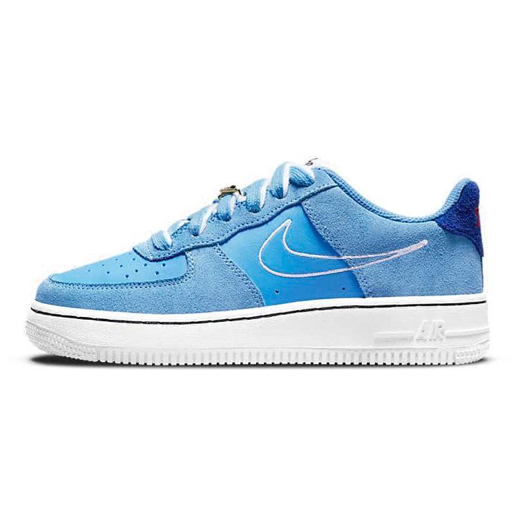 Nike Air Force 1 LV8 S50 GS University Blue Kids Sneakers Deep-Royal-Blue University-Red White DB1561-400