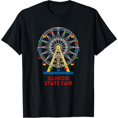 Illinois State Fair Riesenrad Jahrmarkt T-Shirt