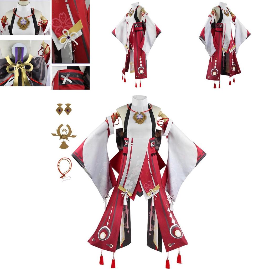 Stunning Yae Miko Guuji Yae Cosplay Costume For Women