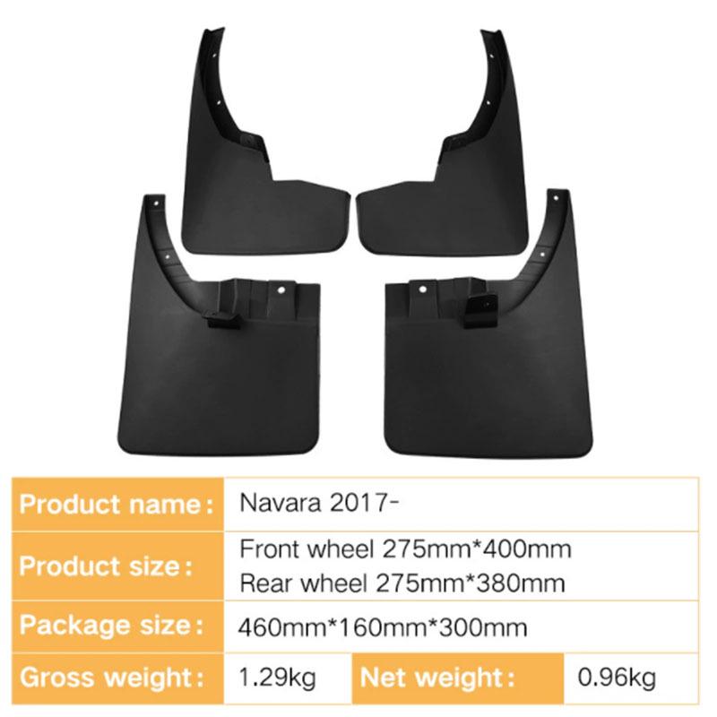Nissan Navara 2017-2022 Car Mud Flaps - Cross-border Design