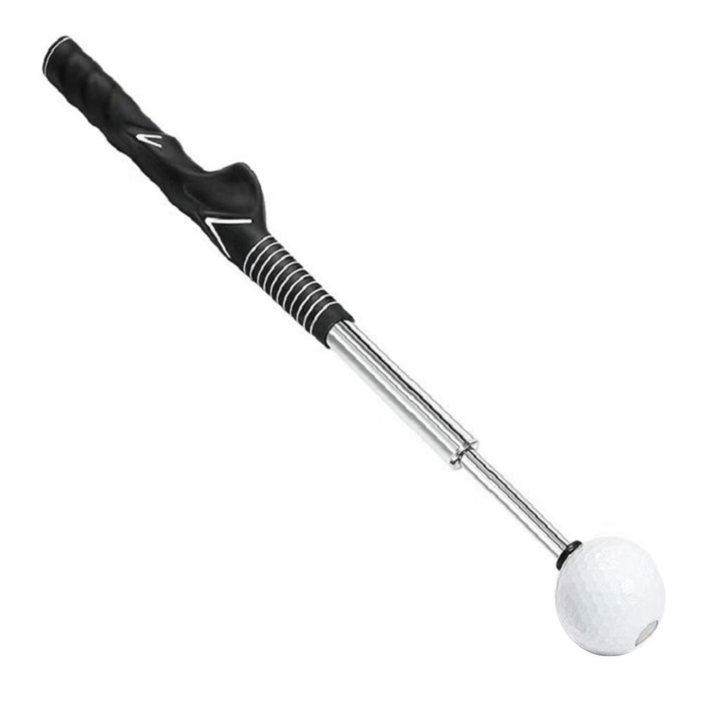 Telescopic Warm Up Golf Swing Trainer Telescopic Golf Club Golf Training Grip Correcting Gesturer Portable Training Aid