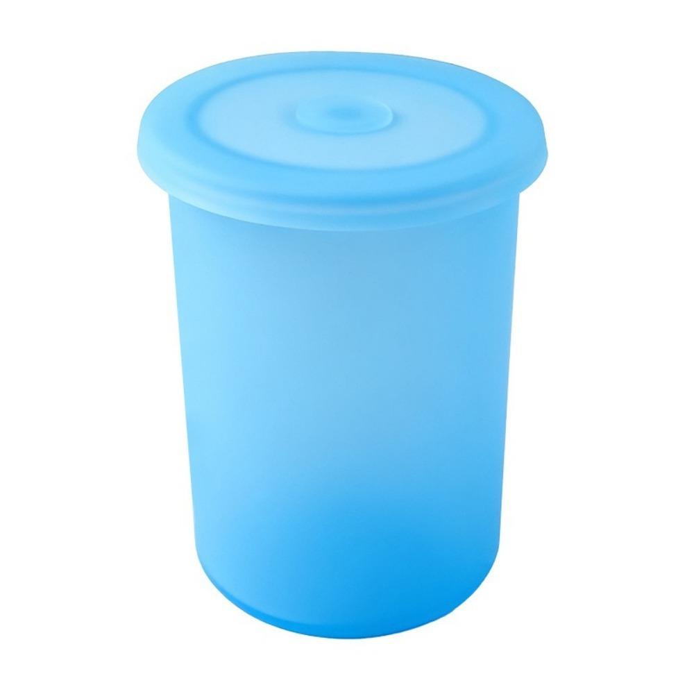 

Silicone Kitchen Storage Boxes Microwave-heated Food Storage Container Food Freezer Box Travel 600 ML синій